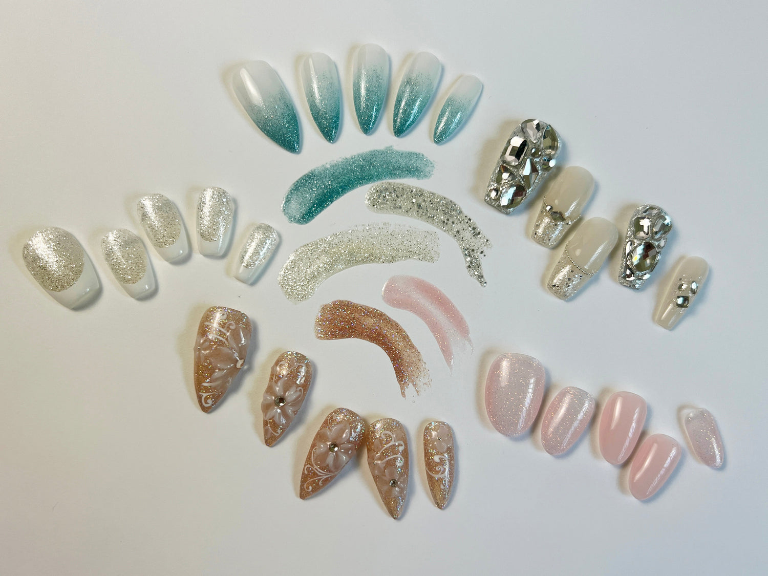 Different Nail Design Ideas Using Glitter