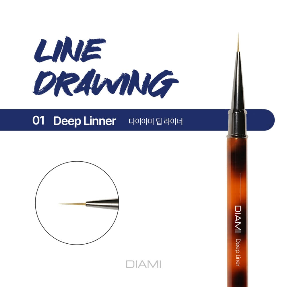 DIAMI - 01 Deep Liner Brush