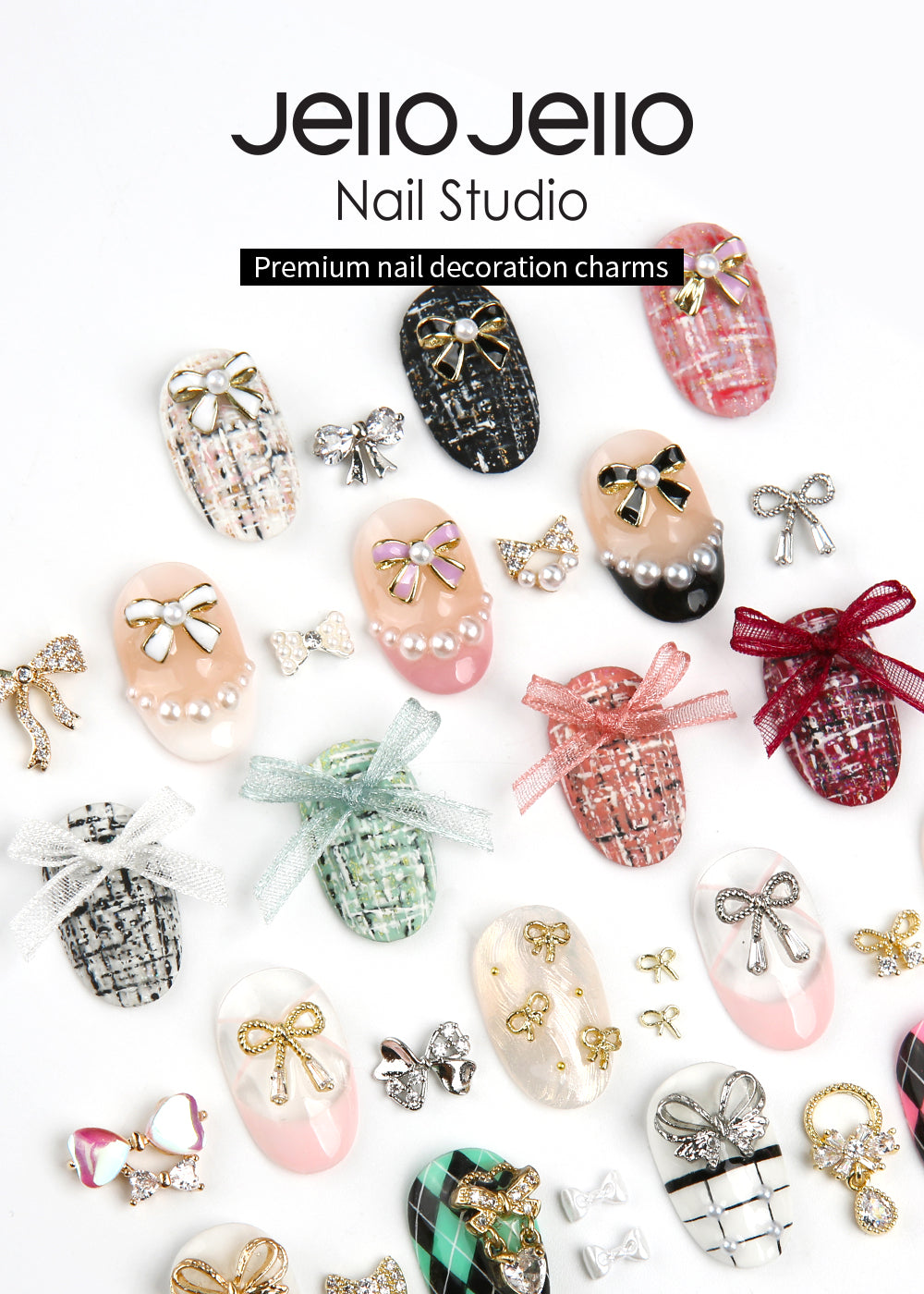 Jello Jello - Ribbon Nail Charms (NSR001 - NSR122)