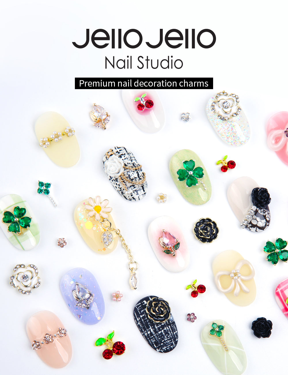 Jello Jello - Plant, Flower, Fruit Nail Charms (NSP001 - NSP024)