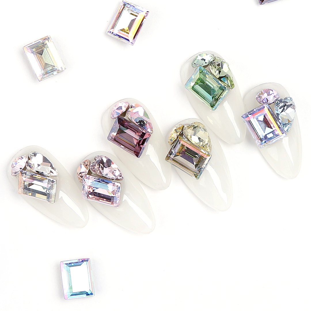 Jello Jello - Rectangle Stone Nail Charms (VNS068 - VNS108)