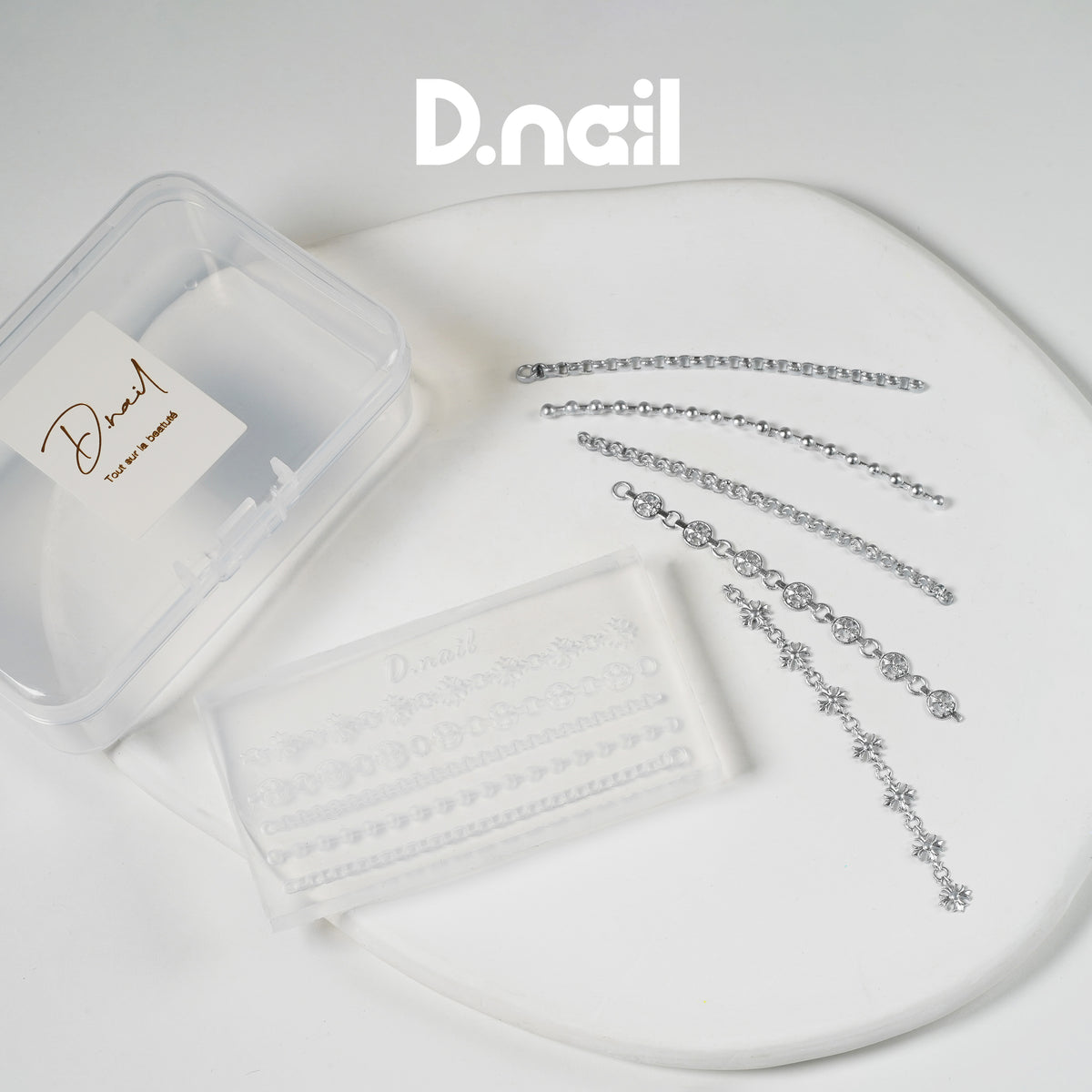 D.nail - Chain Rosette Cross Mold