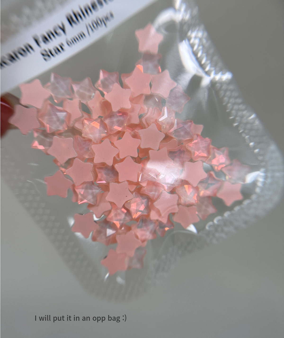 Bonniebee - Macaron Fancy Flatback Rhinestones (star x 100pcs)