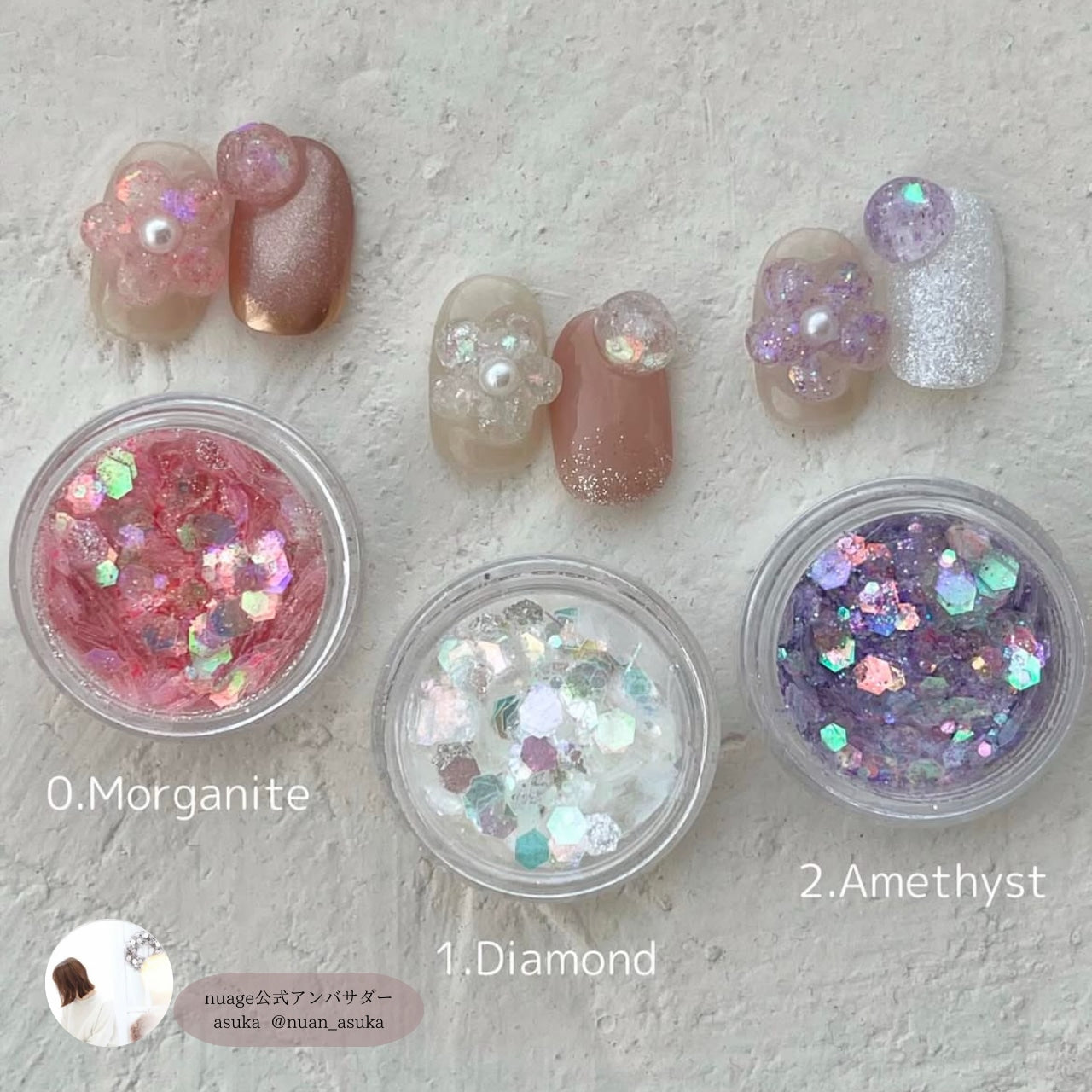 Nuage - Jewelry Series & Ether Series (Nail Glitters)