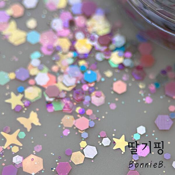 Bonniebee - Strawberry Ping Hologram Glitter