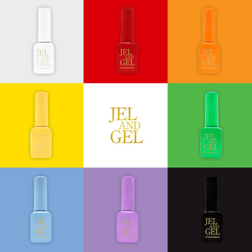 Jel and Gel - 102 Solid Color Gel Set (JG001-JG102)