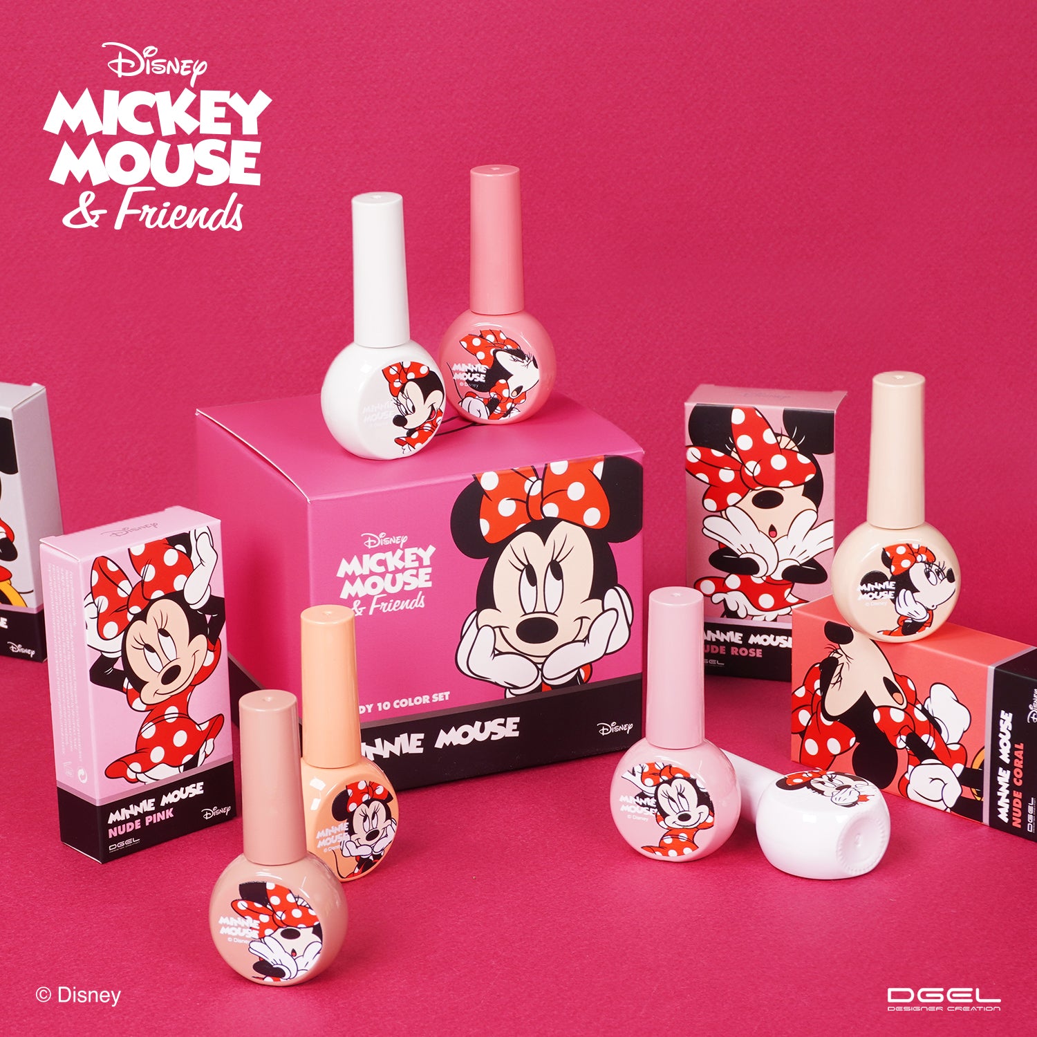DGEL - Minnie Mouse Trendy Color Gel (Nude)