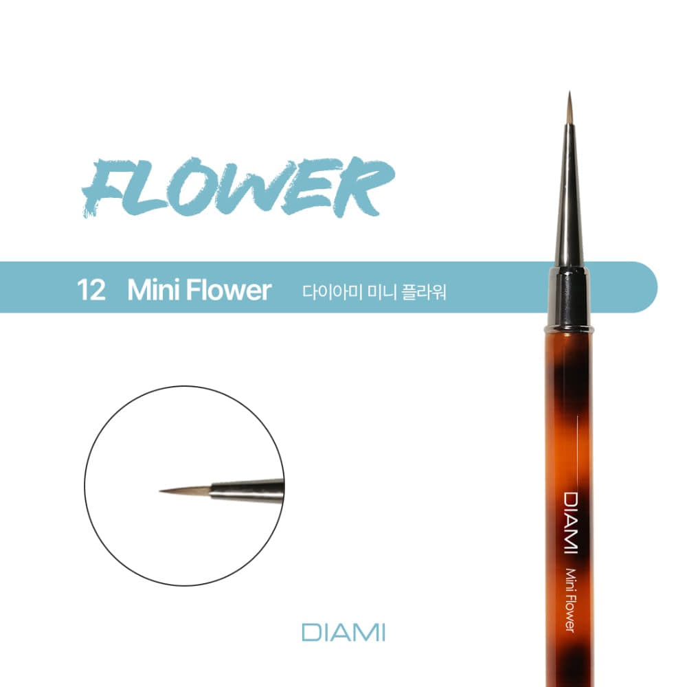 DIAMI - 12 Mini Flower Brush