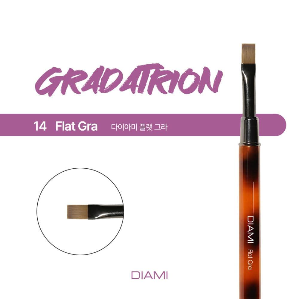 DIAMI - 14 Flat Gra Brush