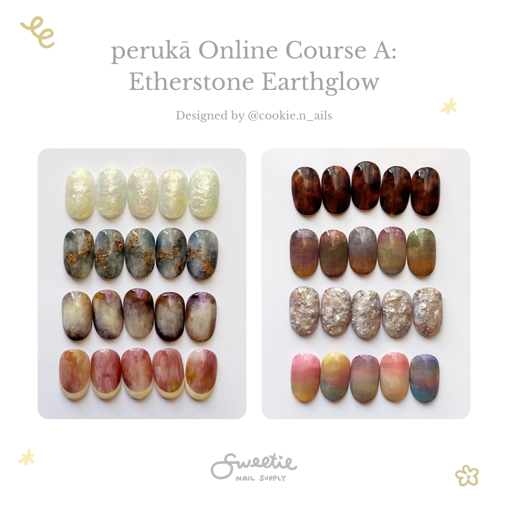 perukā - Nail Art Course A: Etherstone Earthglow