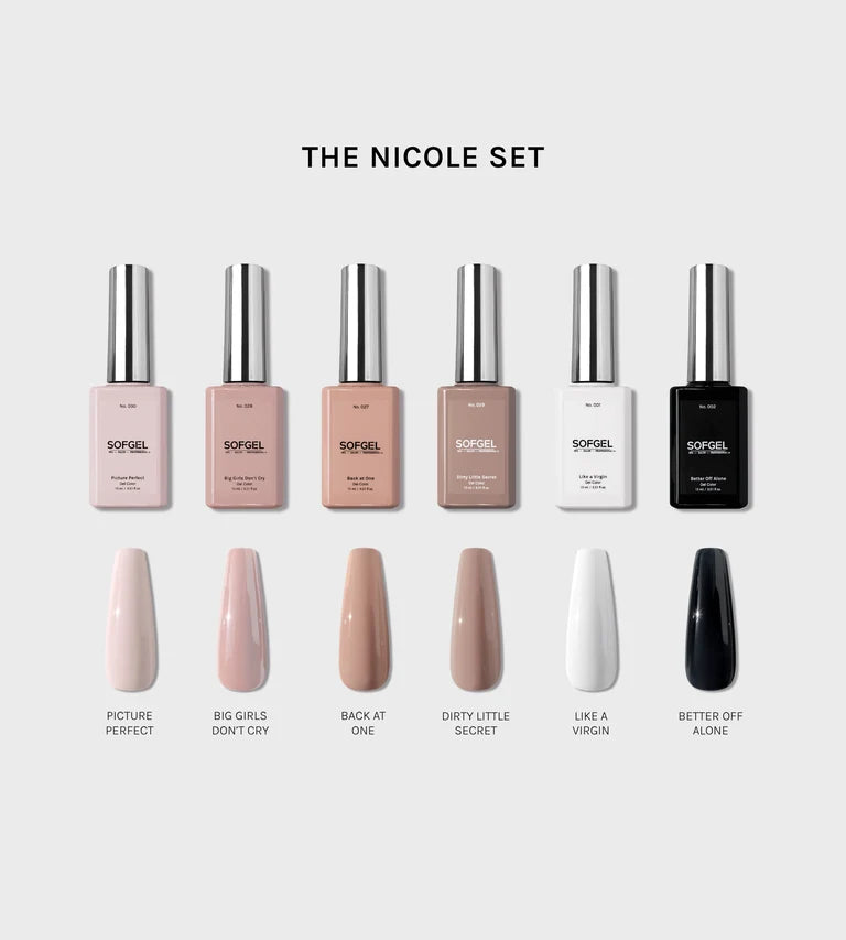 Sofgel - The Nicole Set | Legacy Gel Color Set No. 01