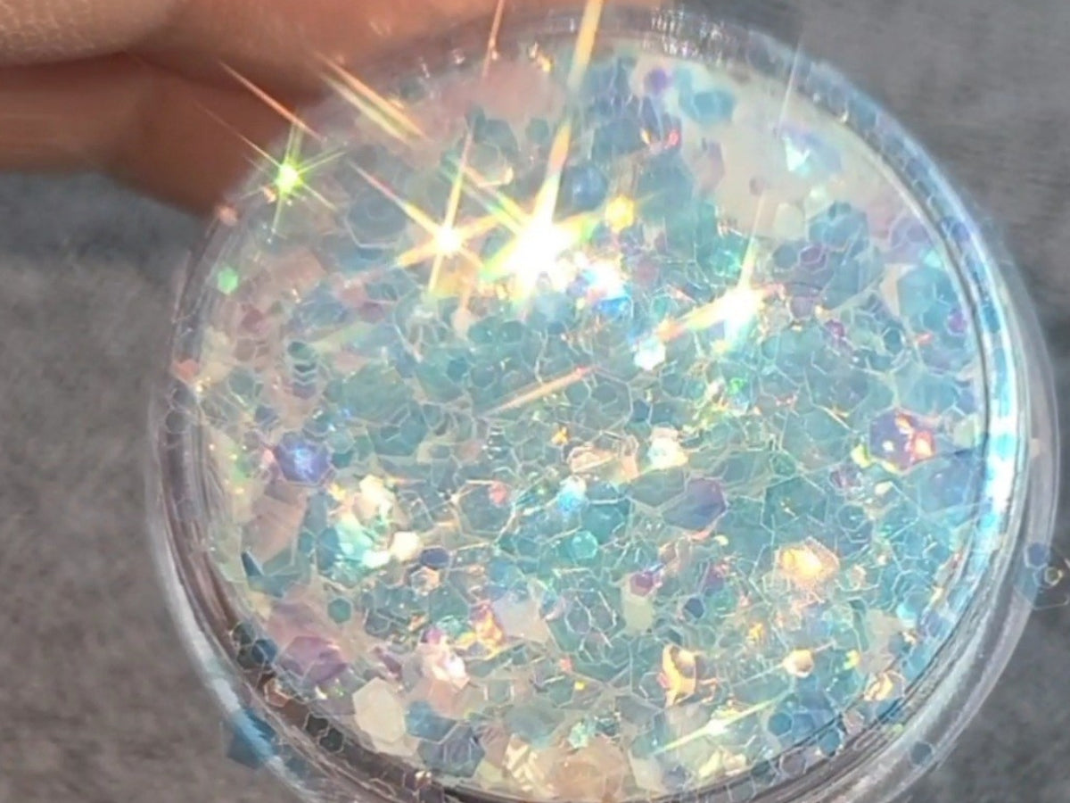 Bonniebee - Aqua Hologram Glitter (5 types)