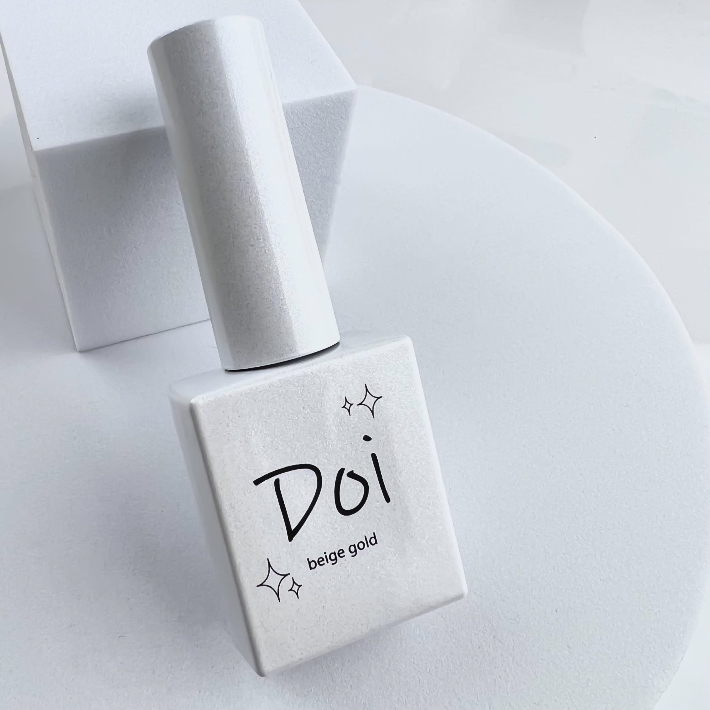 Doi Beige Gold Glitter Gel