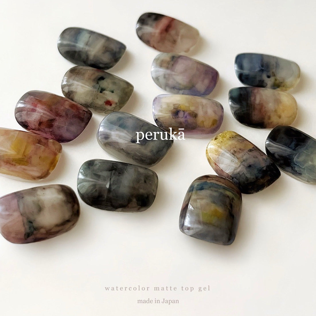 PRE-ORDER perukā - Non Wipe Watercolor Matte Top Gel (8g)