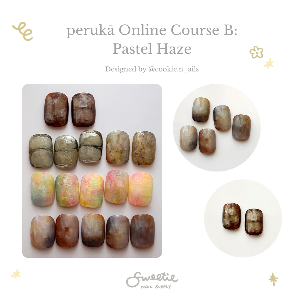 perukā - Nail Art Course B: Pastel Haze