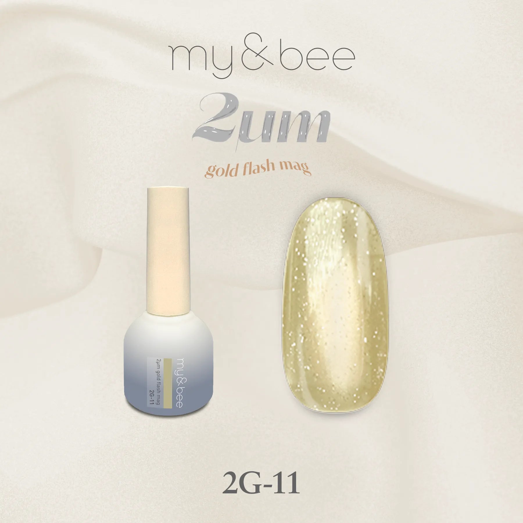 my&bee - 2ɥm Gold Flash Magnet Gels (2G-01 - 2G12)