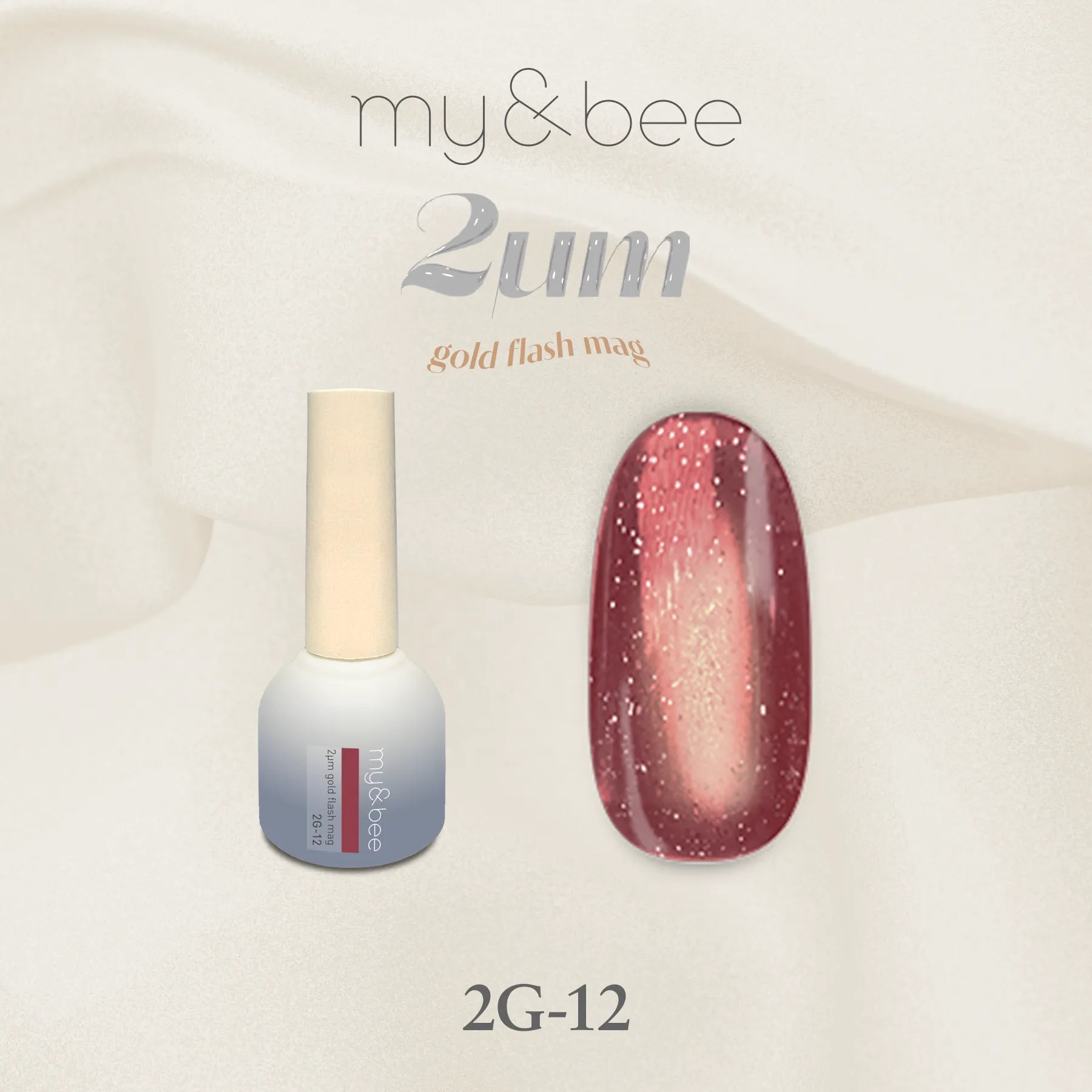 my&bee - 2ɥm Gold Flash Magnet Gels (2G-01 - 2G12)