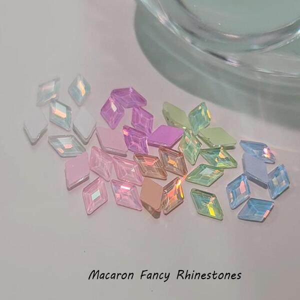 Bonniebee - Macaron Fancy Flatback Rhinestones (mini rhombus)