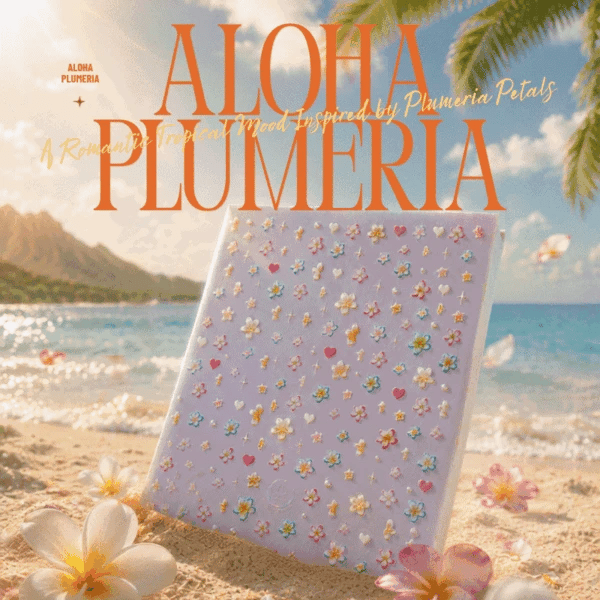 Blanc Blanc - S400 (Aloha Plumeria Sticker)