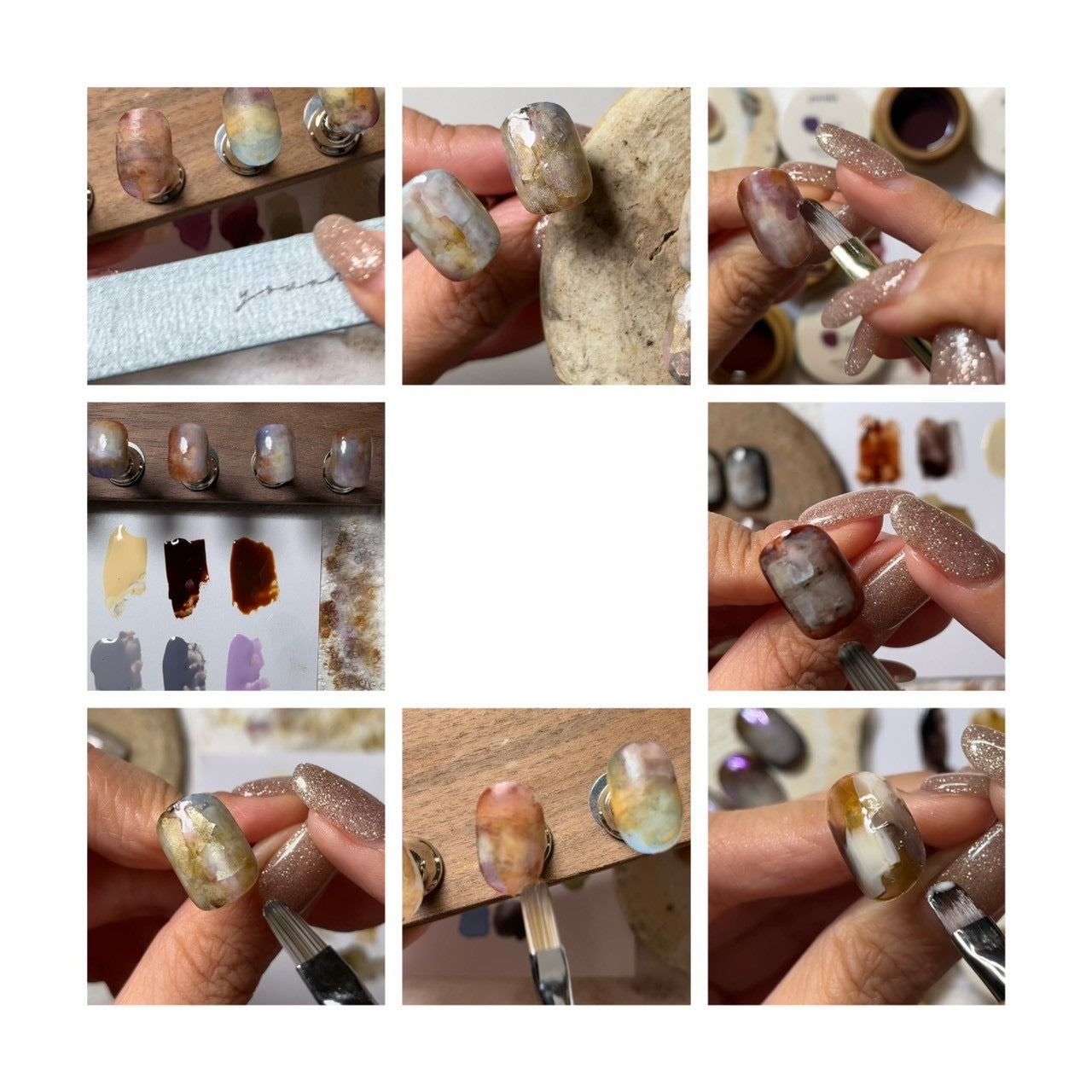 perukā - Nail Art Course A: Etherstone Earthglow