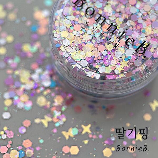 Bonniebee - Strawberry Ping Hologram Glitter