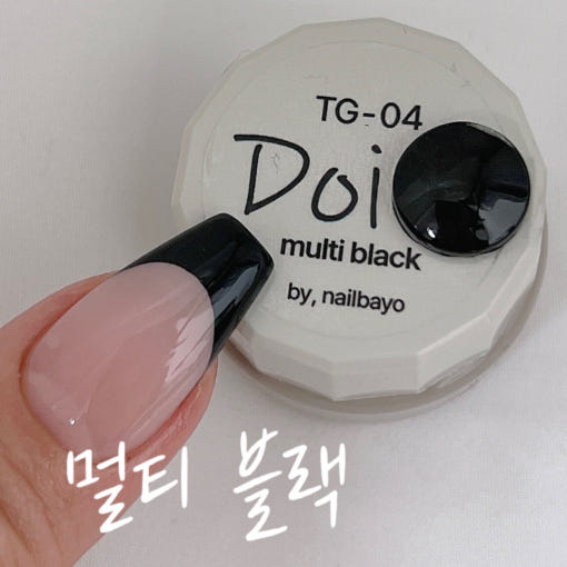 Nailbayo - Doi Tong Multi Black Gel TG-04 (5g)