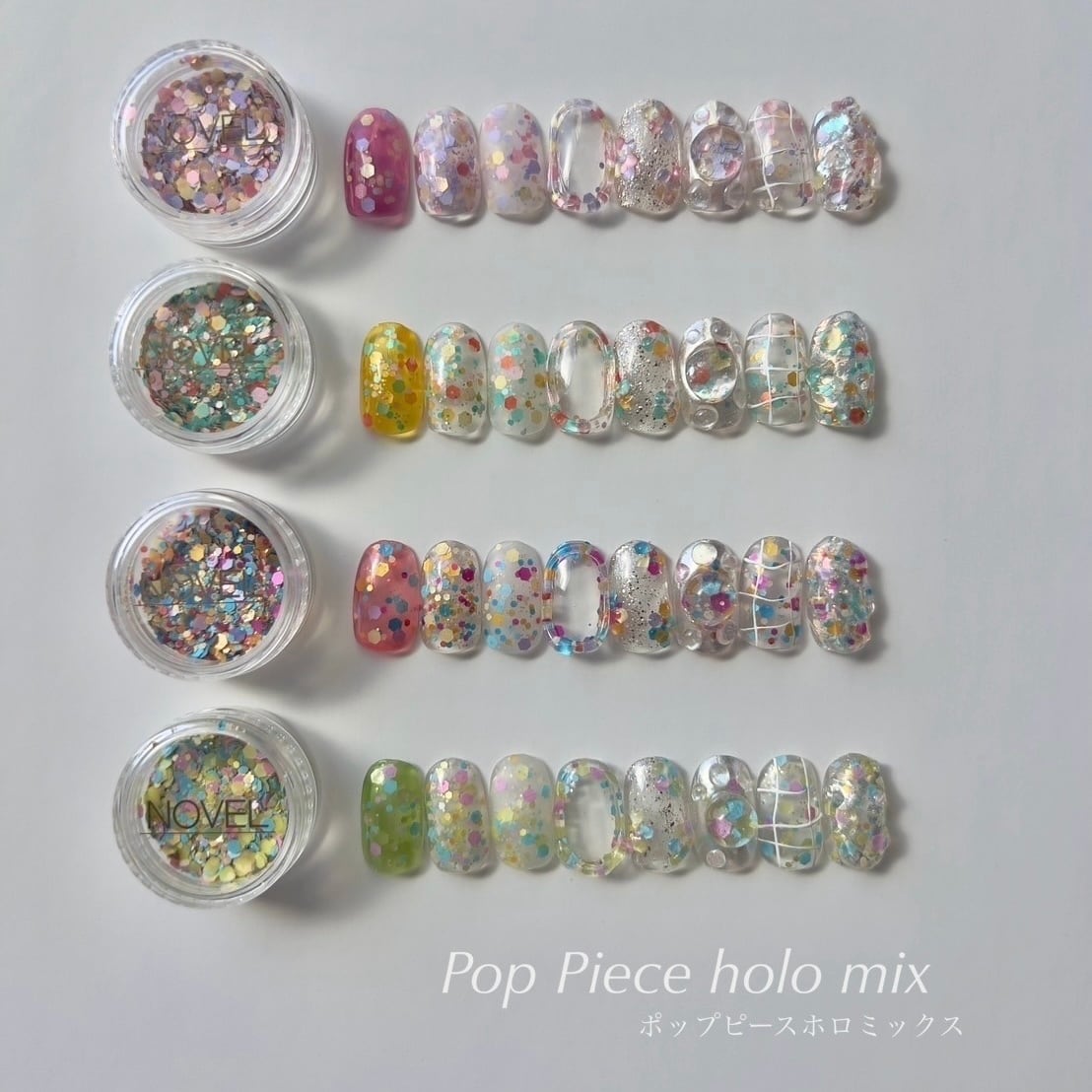 Atelier Novel - H381-384 Pop Piece Holo Mix