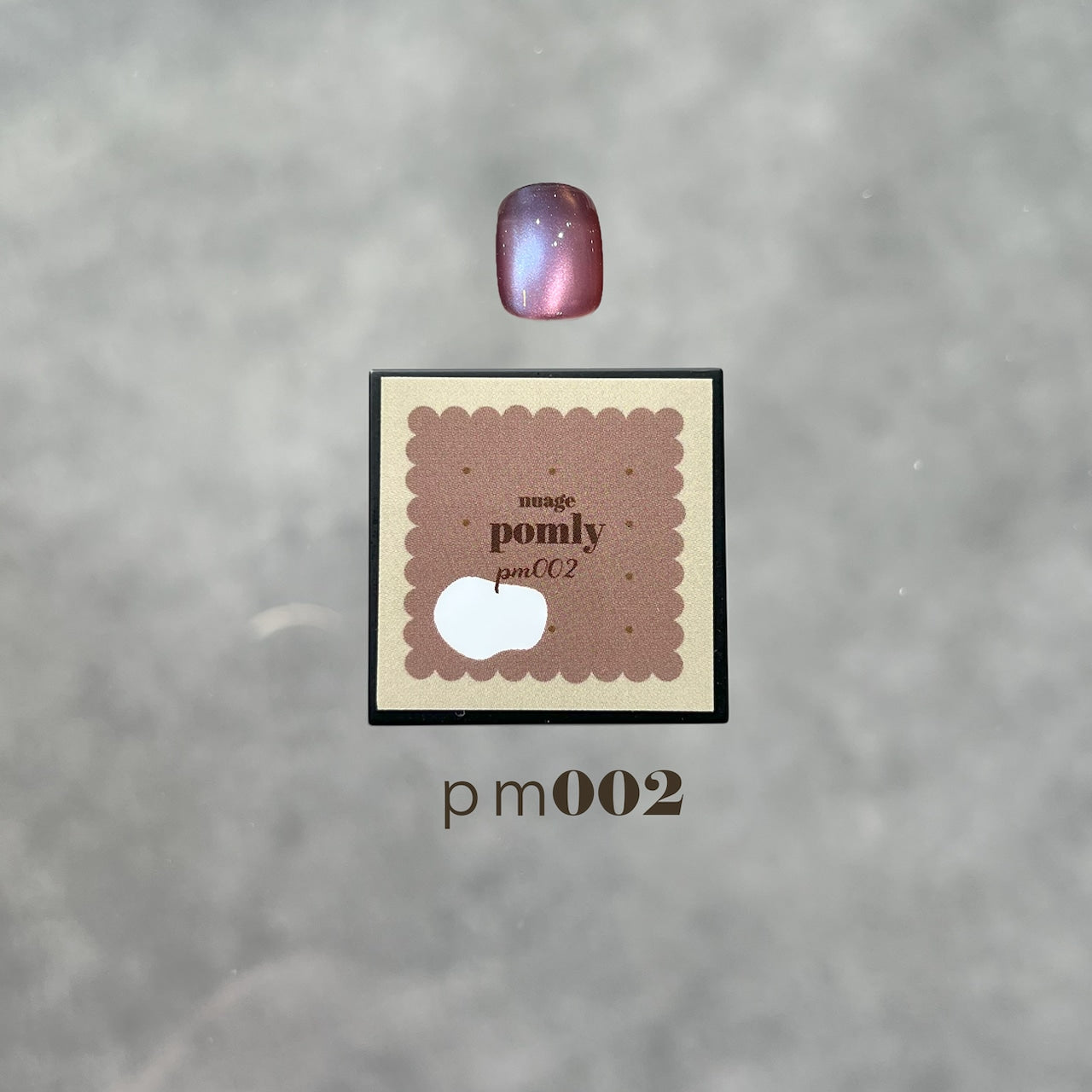 Nuage - Pomly Mag Gel Nail Set (Pm001 - Pm008) + clear swatch tiles (8pc)