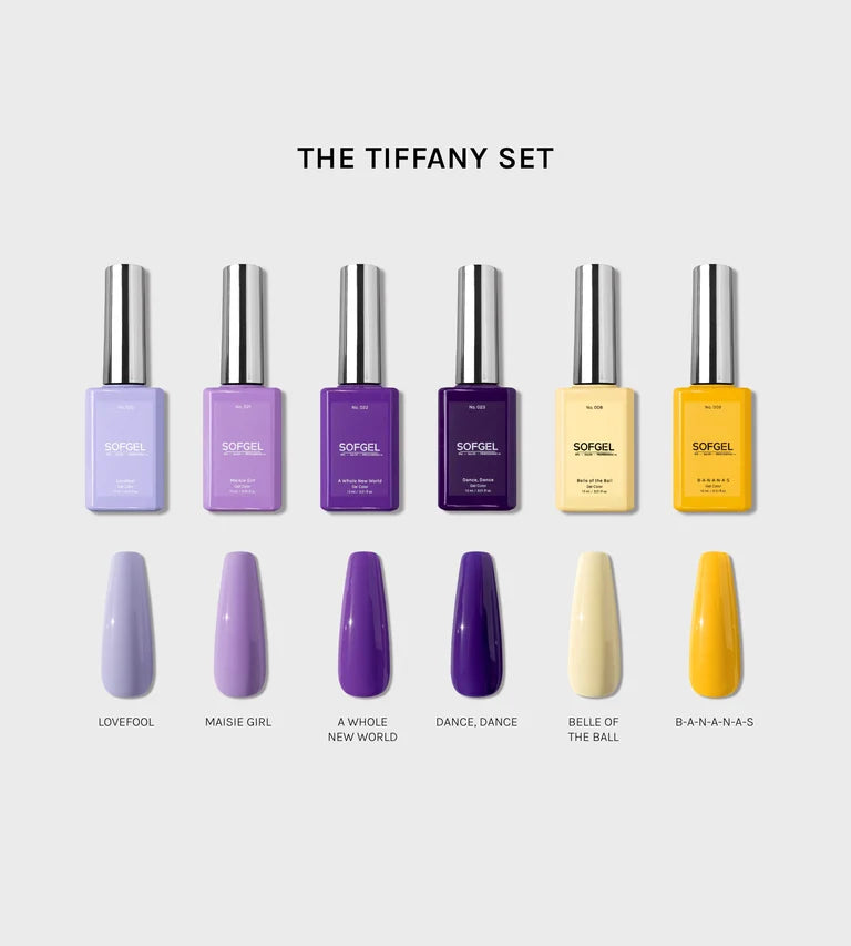 Sofgel - The Tiffany Set | Legacy Gel Color Set No. 05