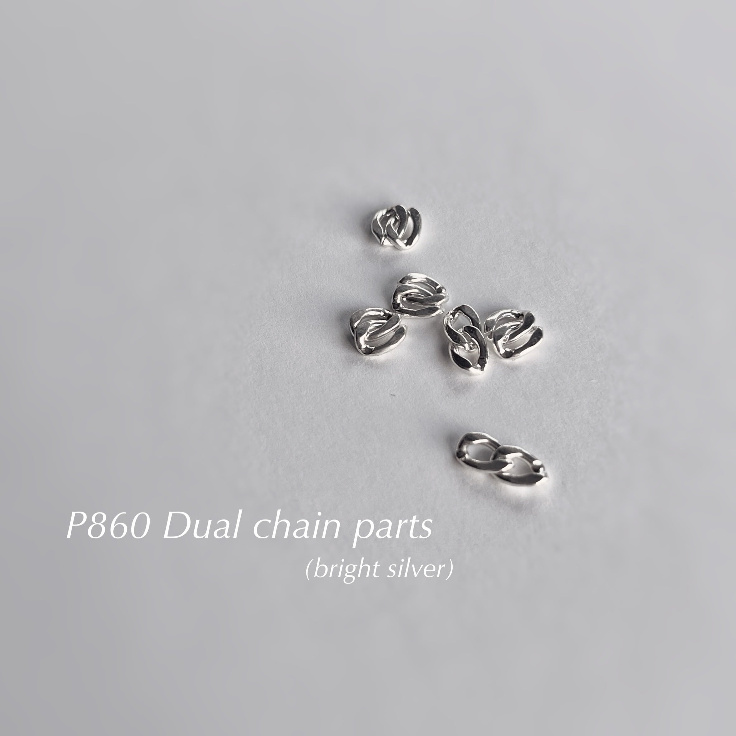 Atelier Novel - P860 Dual Chain Parts (Bright Silver)