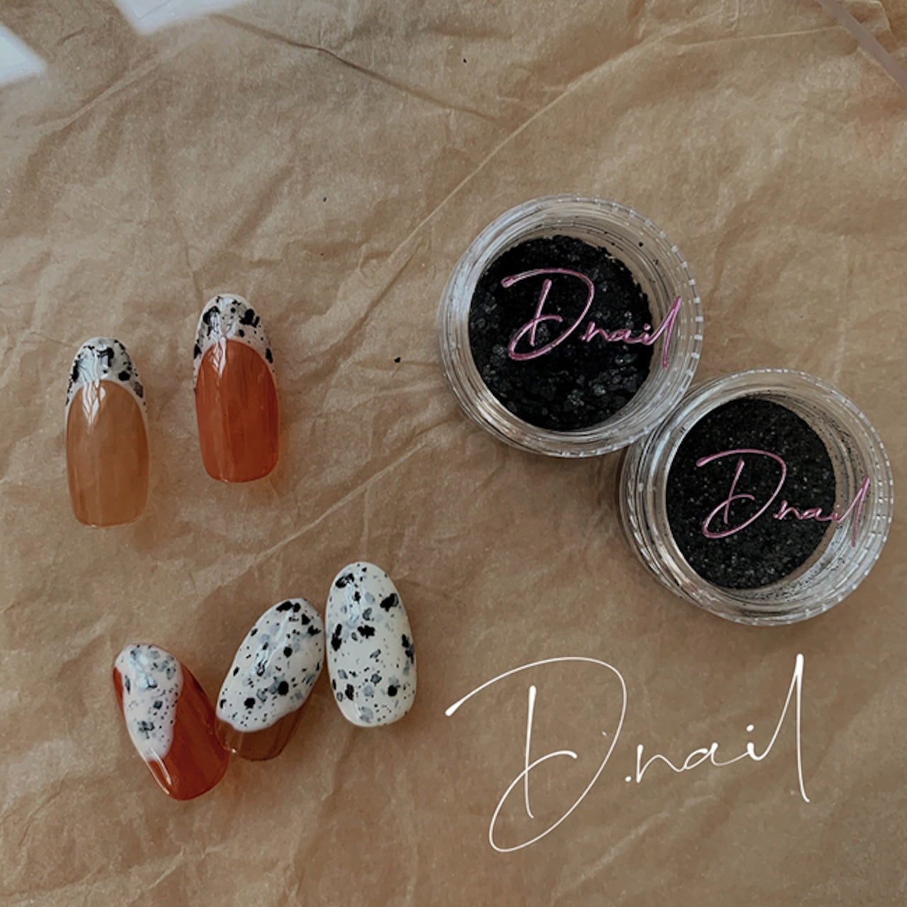 D.nail - Dalmatian Hologram Black