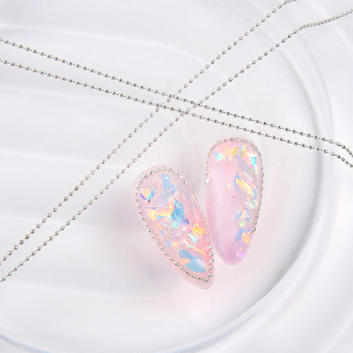 Jello Jello - 0.8mm Thin Ball Chain Nail Chain 50cm