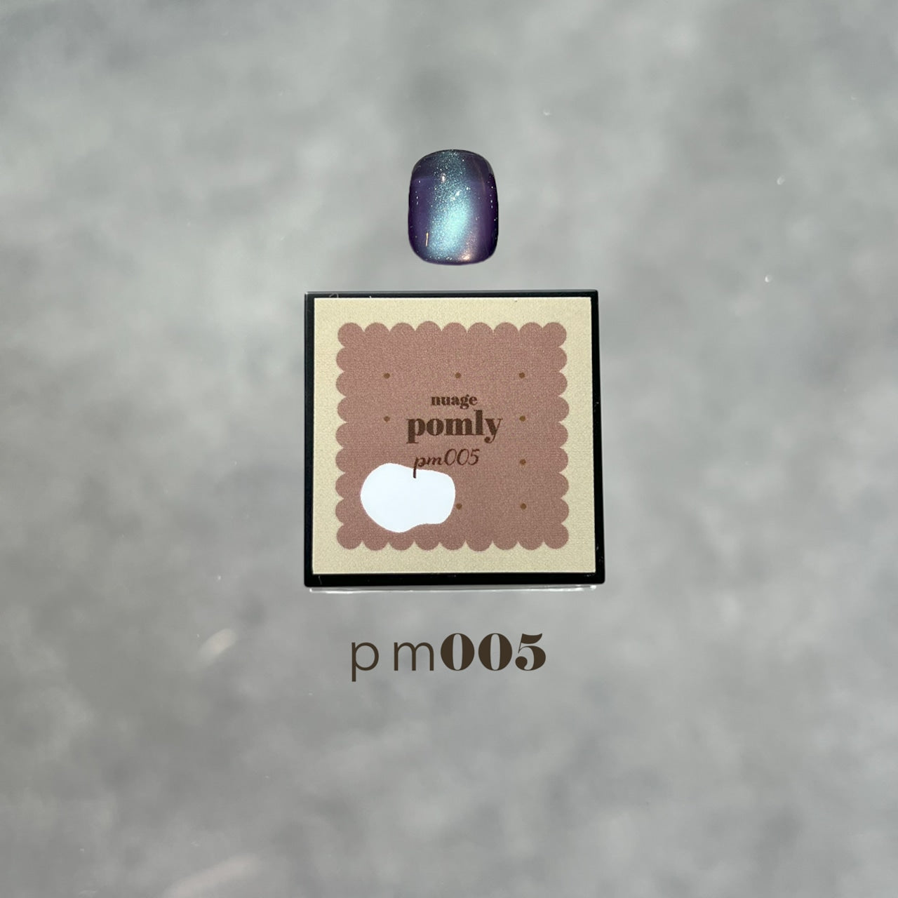 Nuage - Pomly Mag Gel Nail Set (Pm001 - Pm008) + clear swatch tiles (8pc)