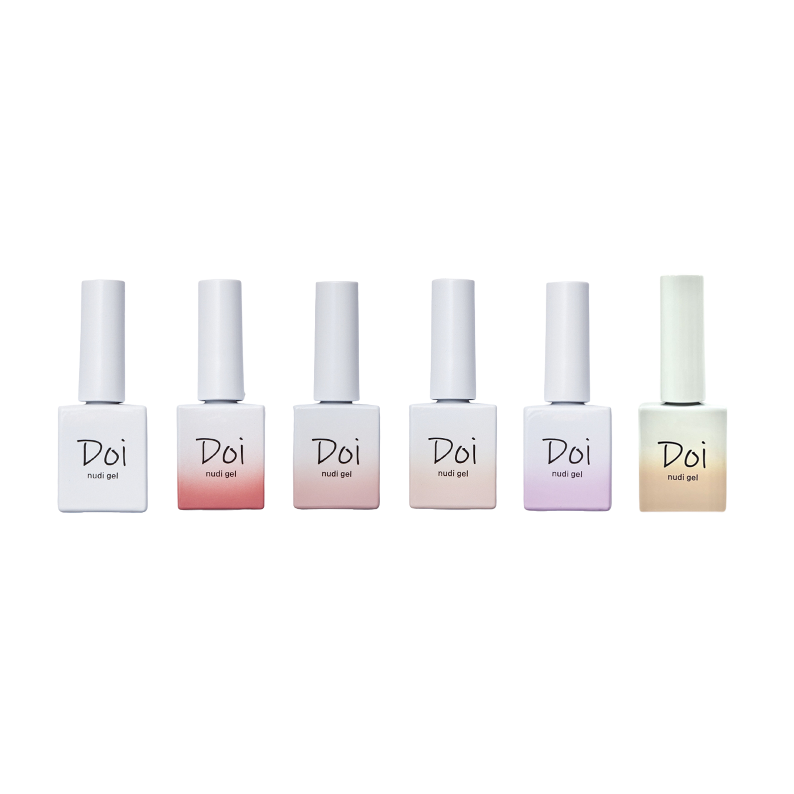 Nailbayo - Doi Nudi Syrup Gel Set I (6 Types)