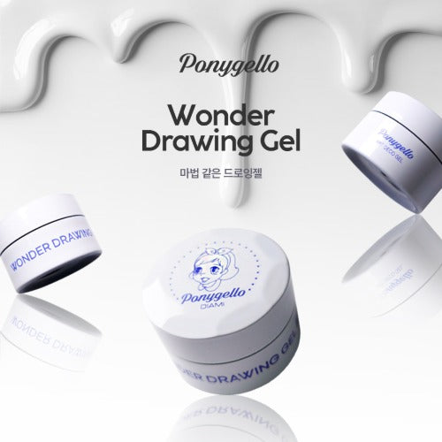 DIAMI Ponygello Wonder Drawing Gel PN701 - White (5ml)