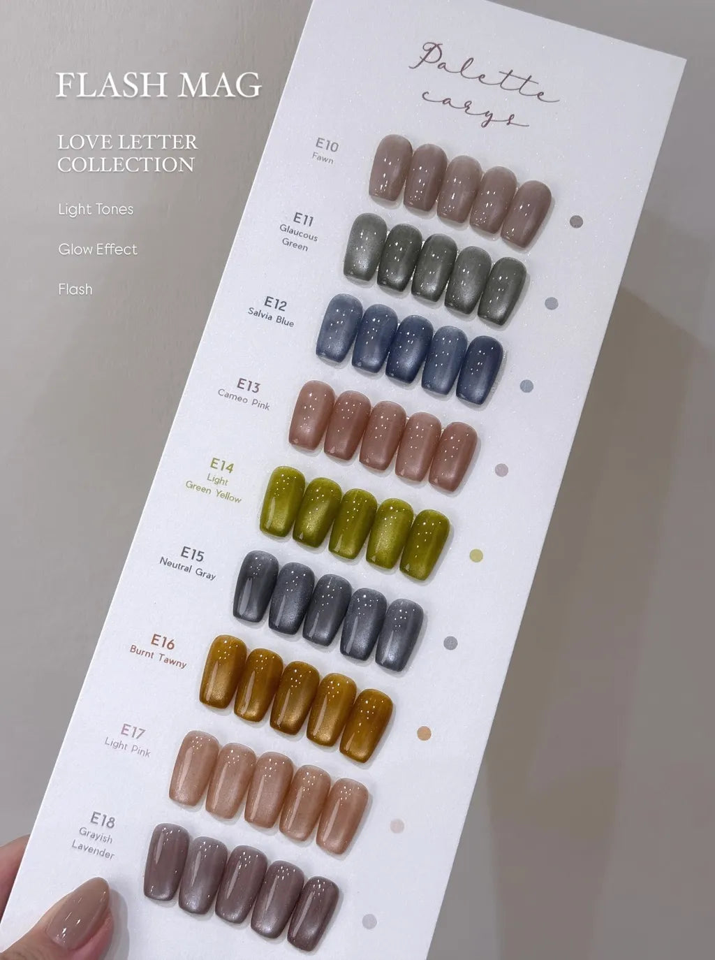 Palette Carys - Love Letter Collection (Flash Magnet)