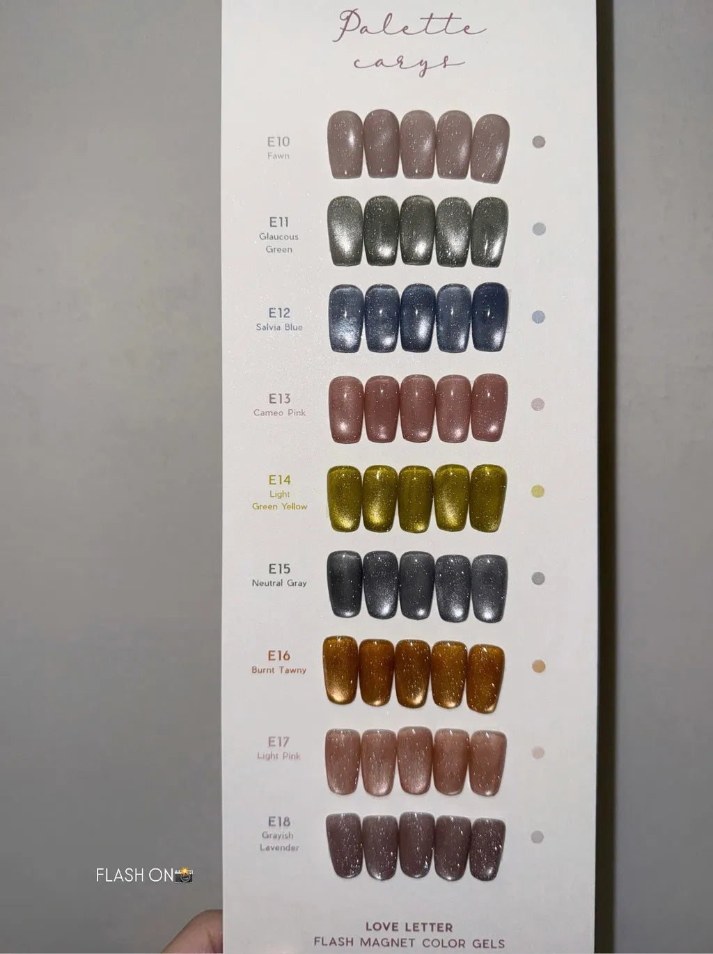 Palette Carys - Love Letter Collection (Flash Magnet)