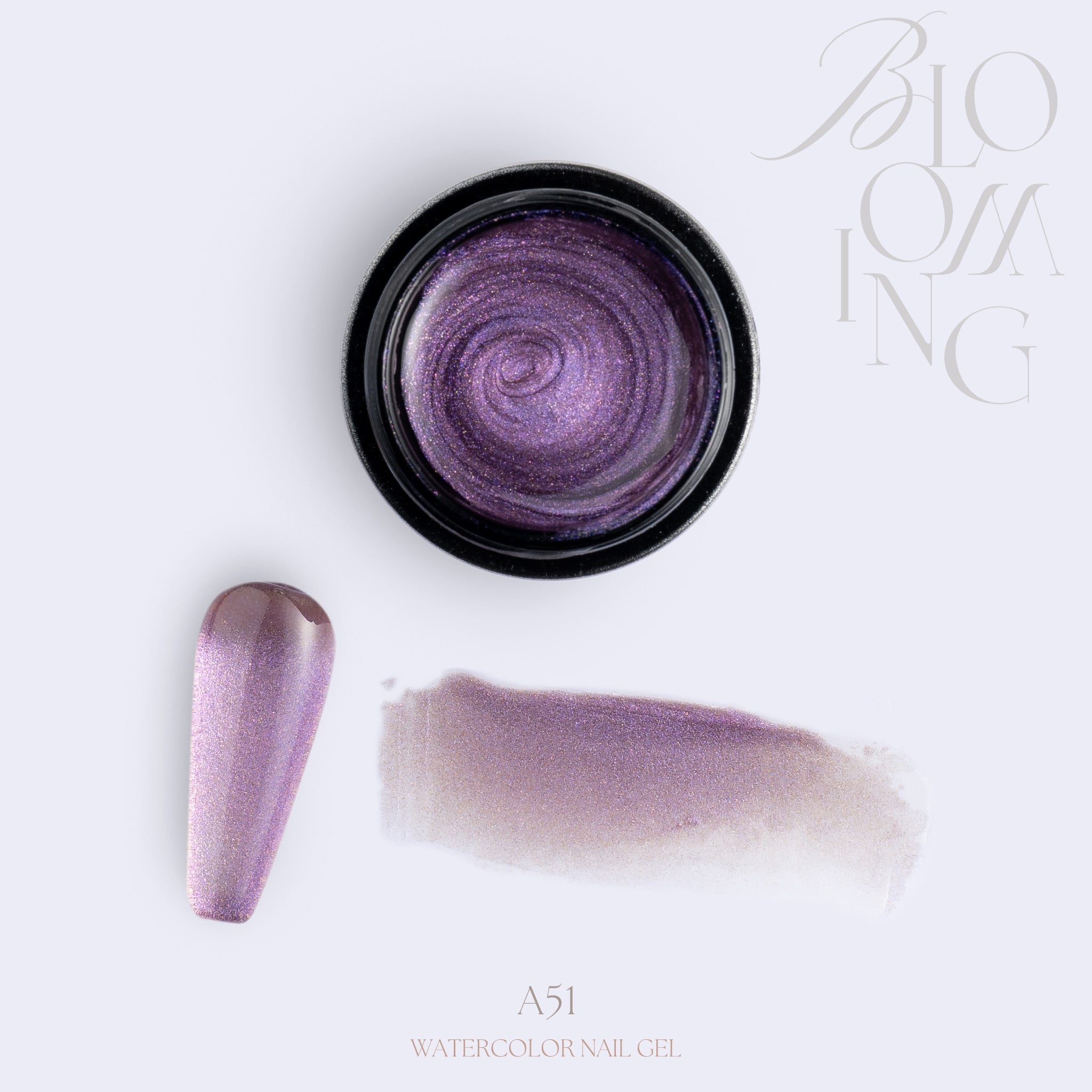 Blooming Nails - No.3 Watercolor Nail Gel Set
