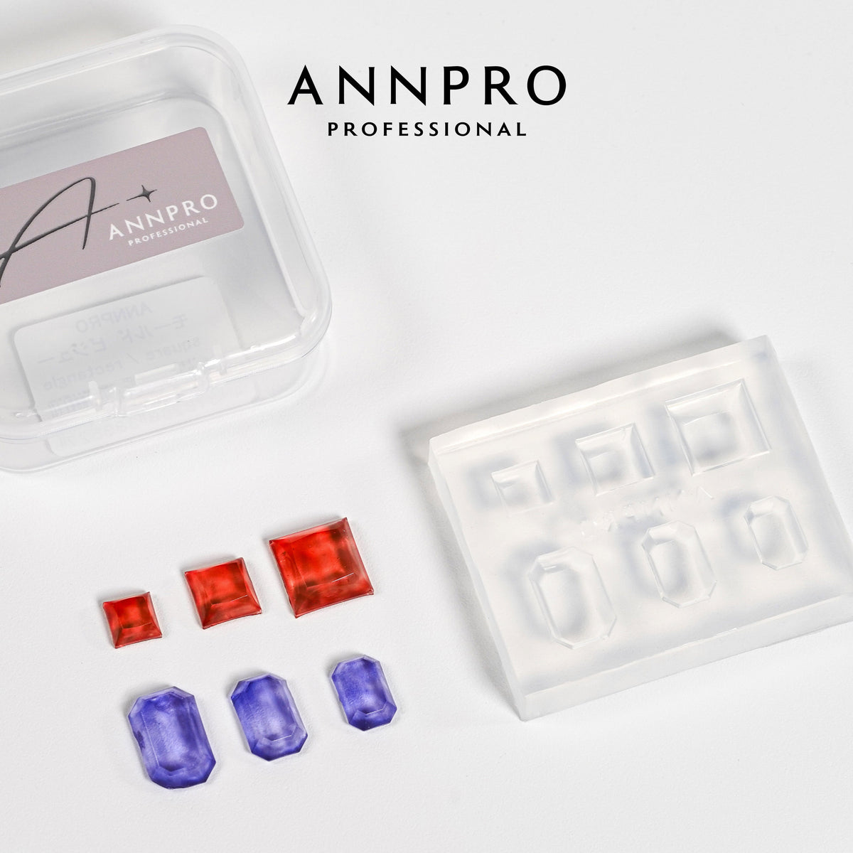 D.nail - ANNPRO Bijou Mold (Square & Rectangle)