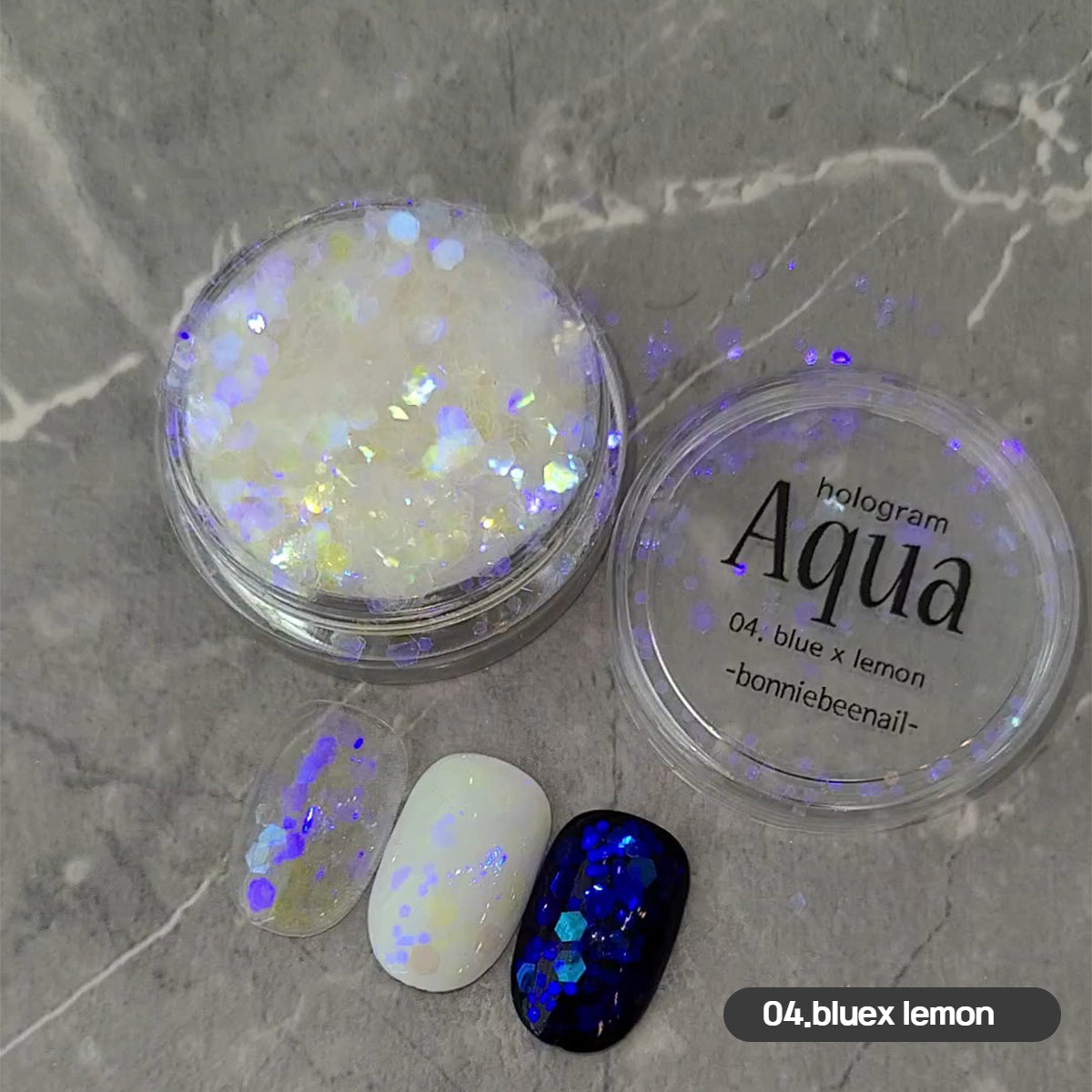 Bonniebee - Aqua Hologram Glitter (5 types)