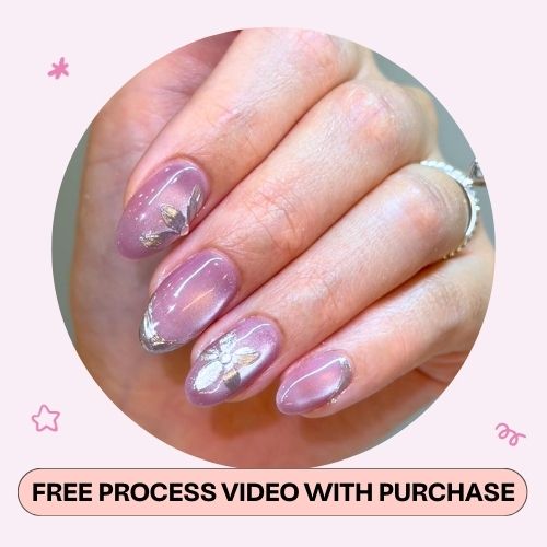 BA Bundle: Floral Cateye Nails + Free Process Video with Purchase