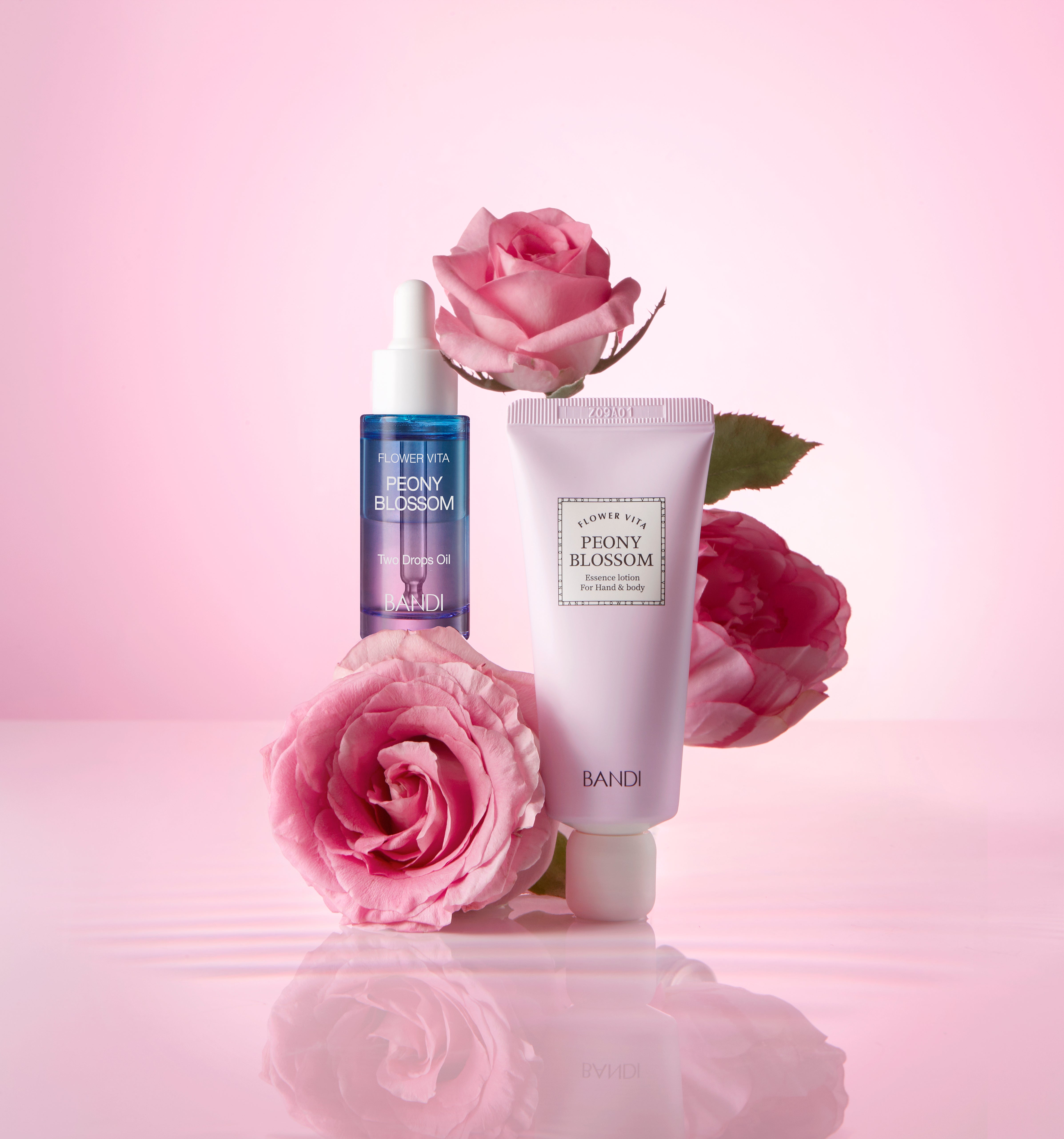 BANDI - Peony Blossom Duo Essence Lotion + Two Drops Oil
