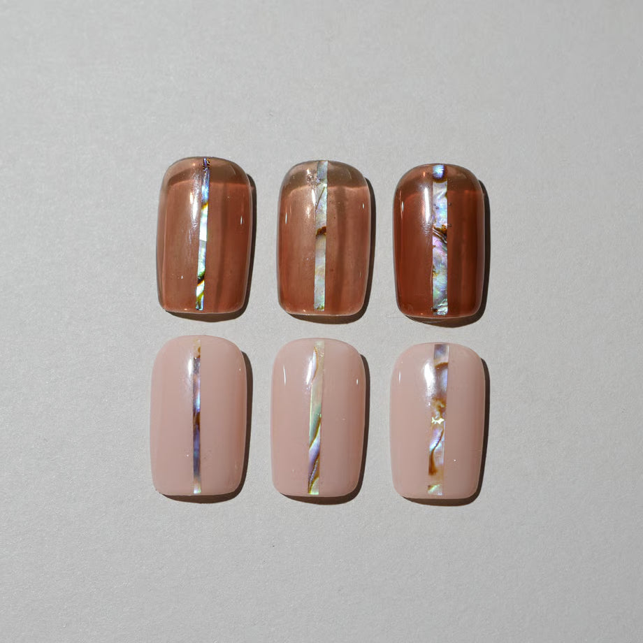 Ungu Nails - Blacklip Shell Strip