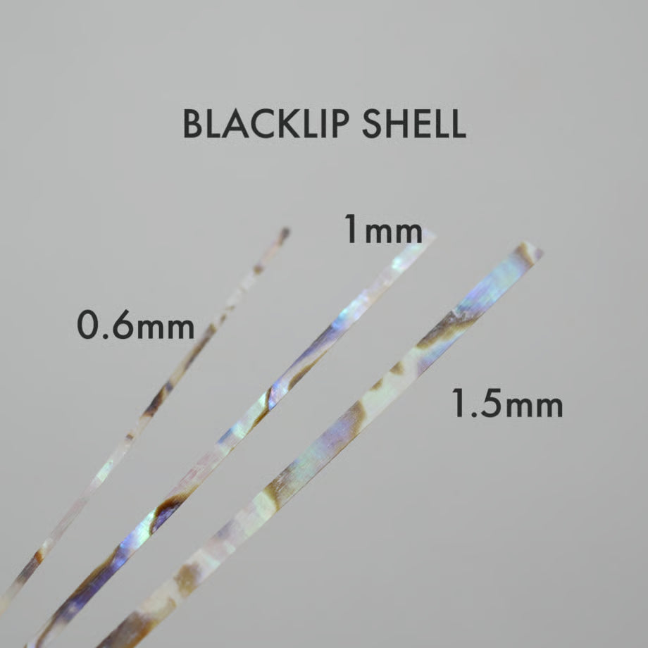 Ungu Nails - Blacklip Shell Strip