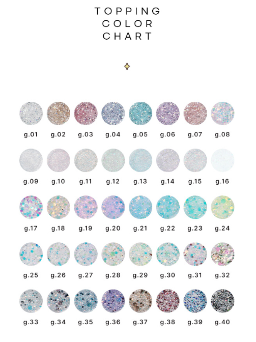 Marie Atelier - 40 Piece Glitter Set