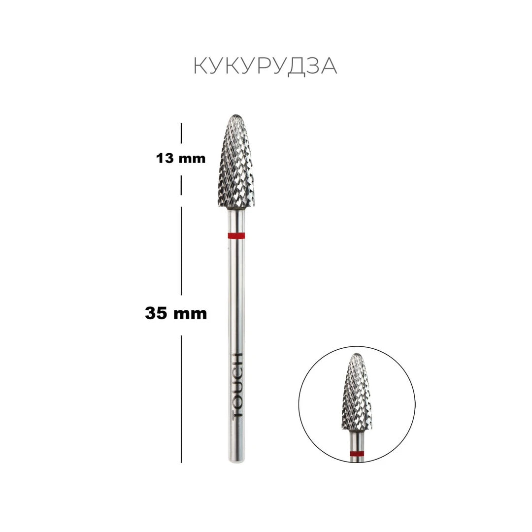 TOUCH - Carbide Nail Drill Bit Red (F0513-F)