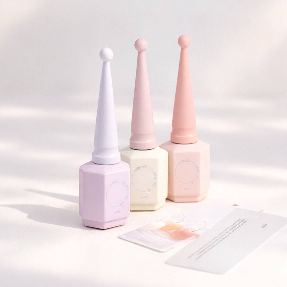 DIAMI - Mirror Powder Gel (Clean Sheer & Pastel) + 008 White