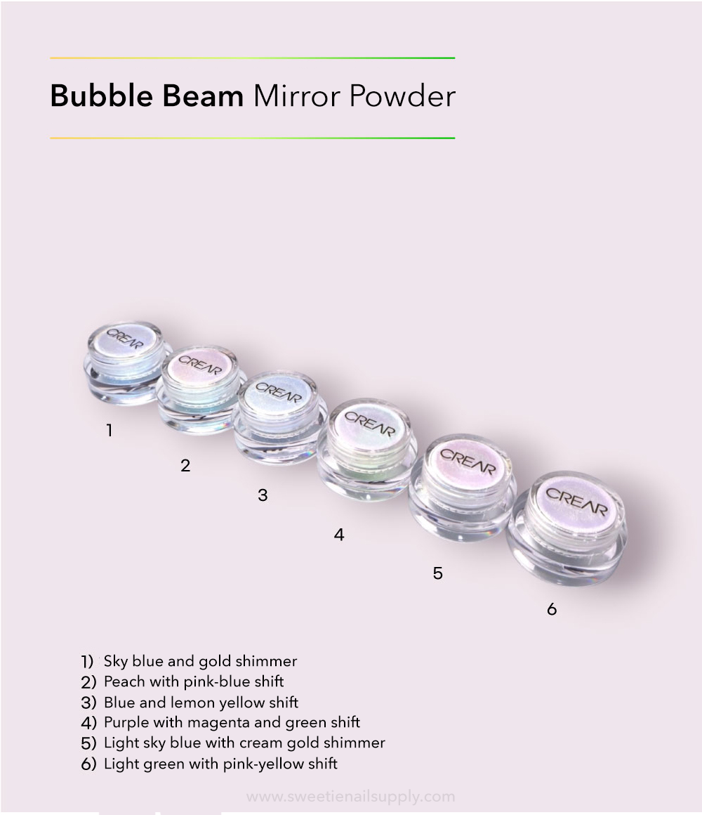 CREAR - Bubble Beam Mirror Powder (6 types)