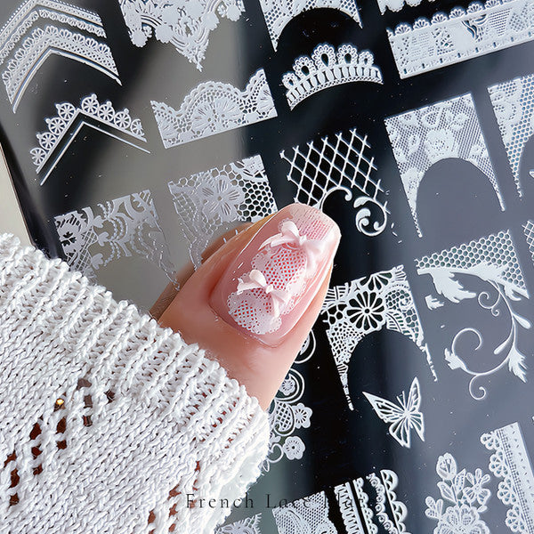 Bonniebee - French Lace Stamping Plate