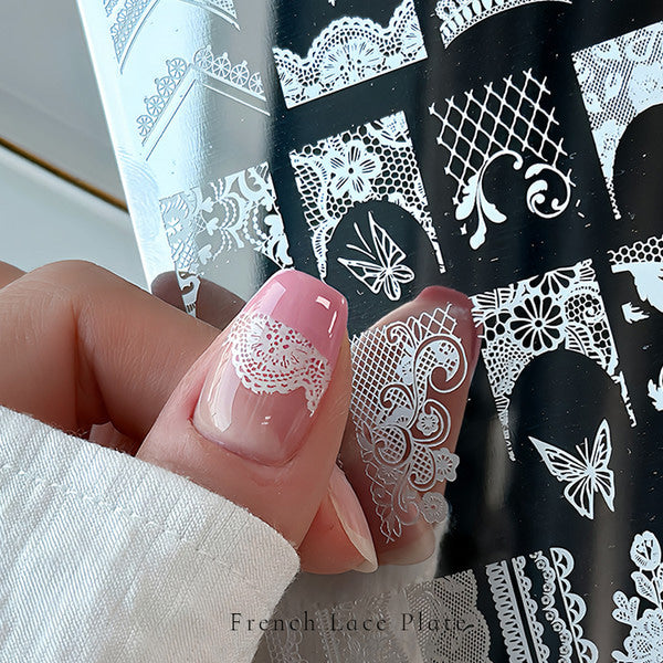 Bonniebee - French Lace Stamping Plate